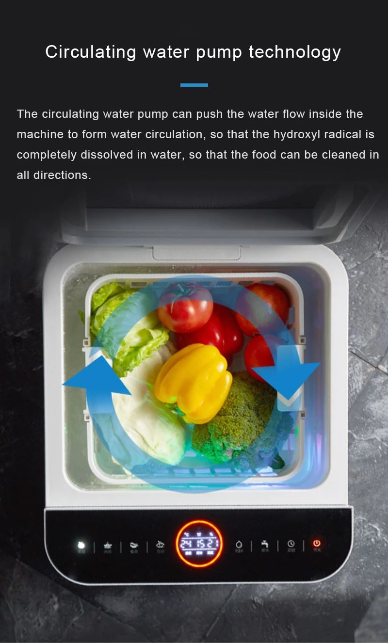 Fruit and vegetable cleaning machine (6)